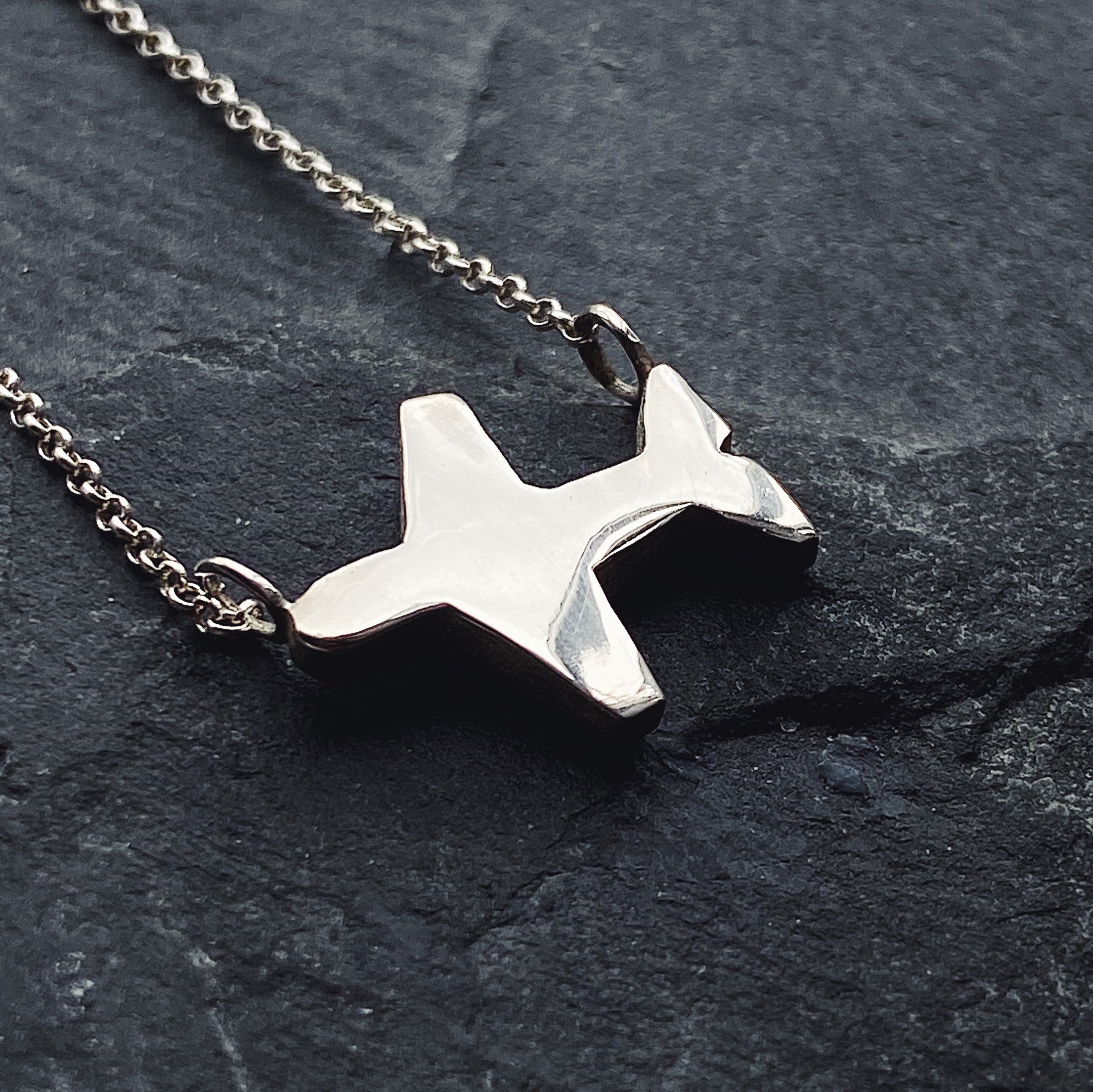 Aeroplane Charm Pendant Necklace
