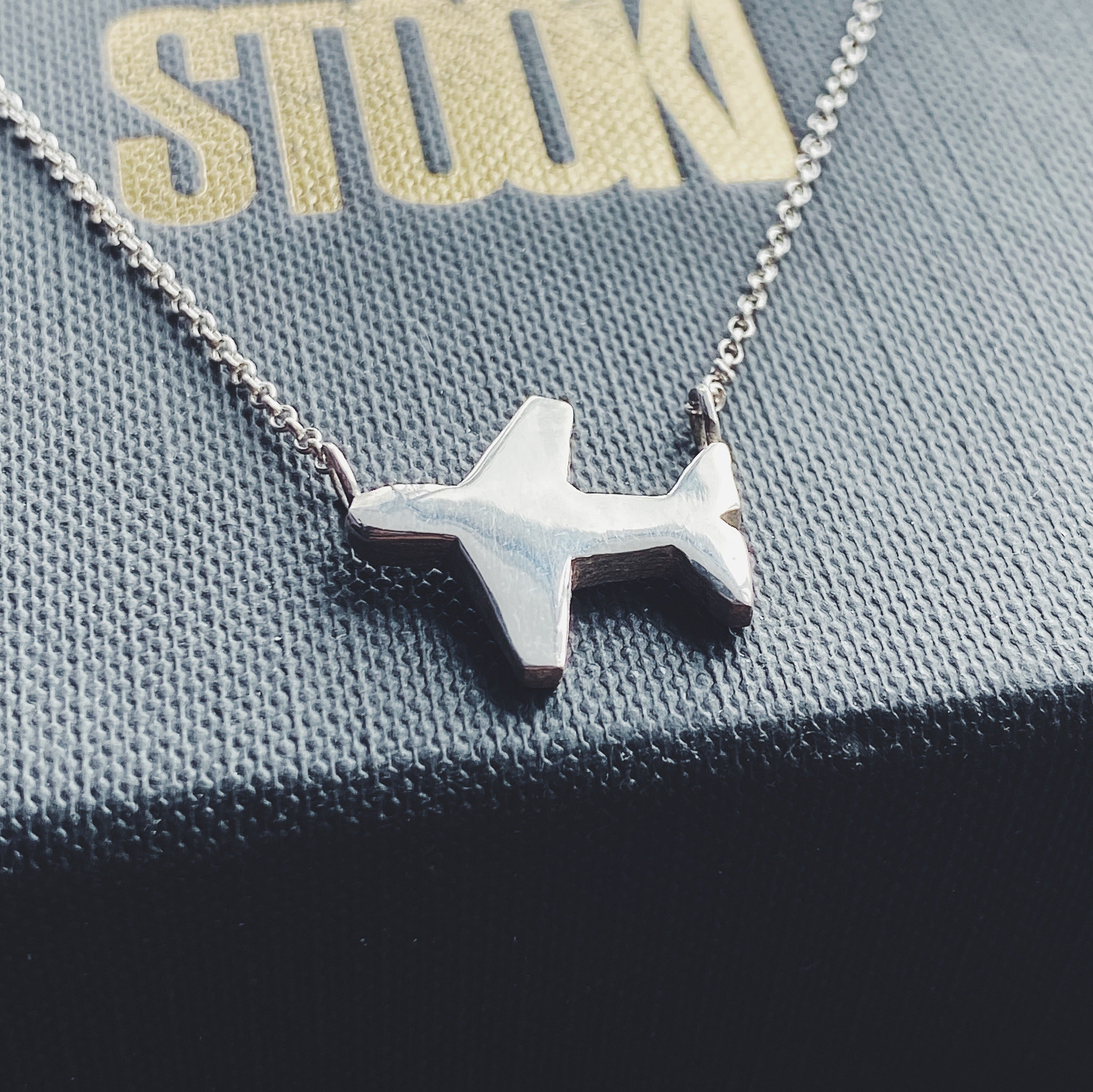 Aeroplane Charm Pendant Necklace