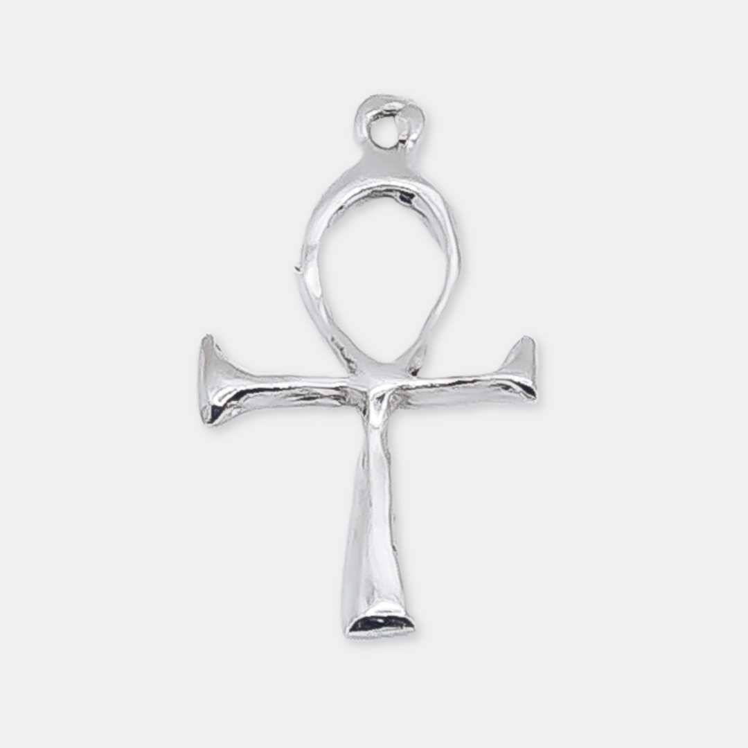 Ankh "Key of Life" Charm - 925 Sterling Silver - Small Pendant