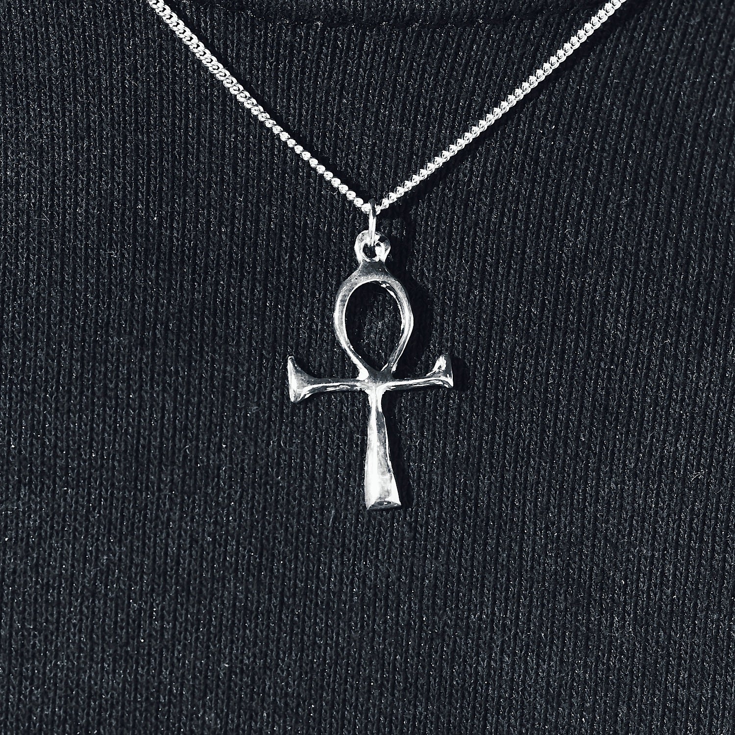Ankh "Key of Life" Charm - 925 Sterling Silver - Small Pendant
