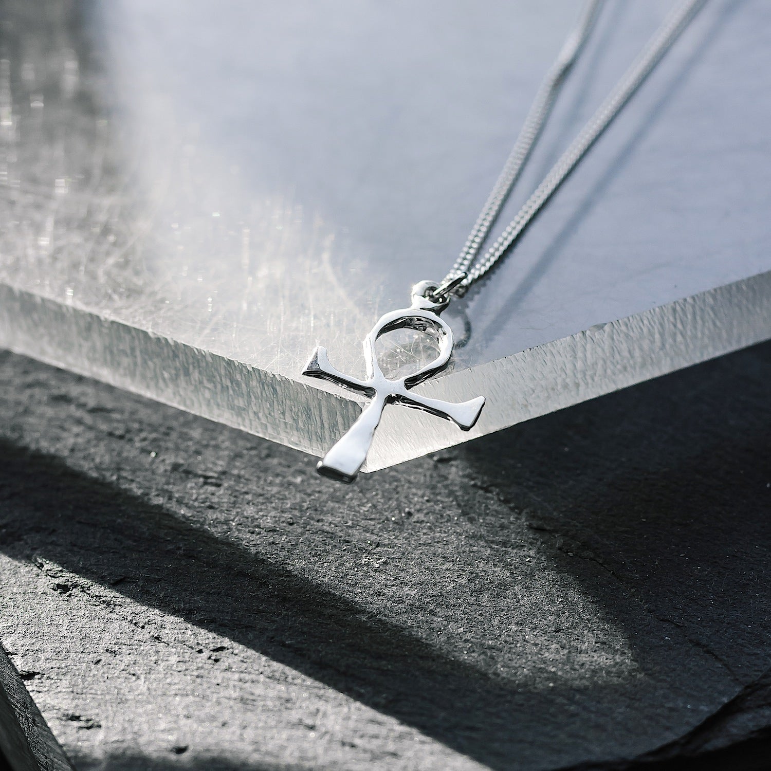 Ankh "Key of Life" Charm - 925 Sterling Silver - Small Pendant