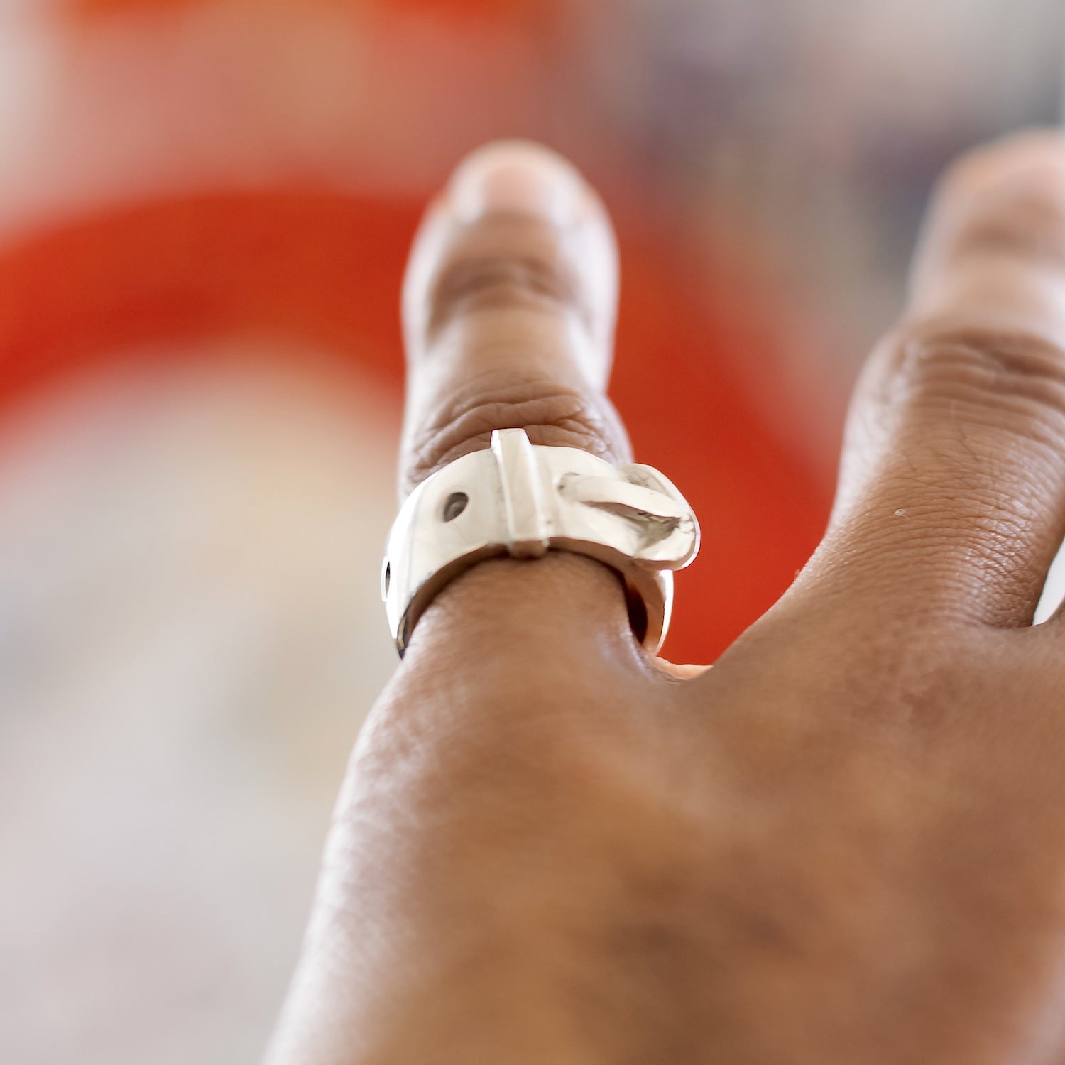 Belt Ring - 925 Sterling Silver