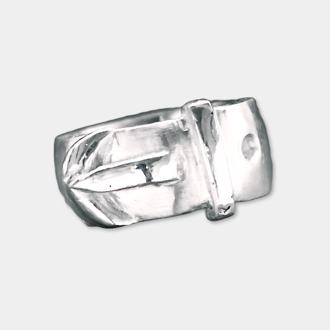Belt Ring - 925 Sterling Silver