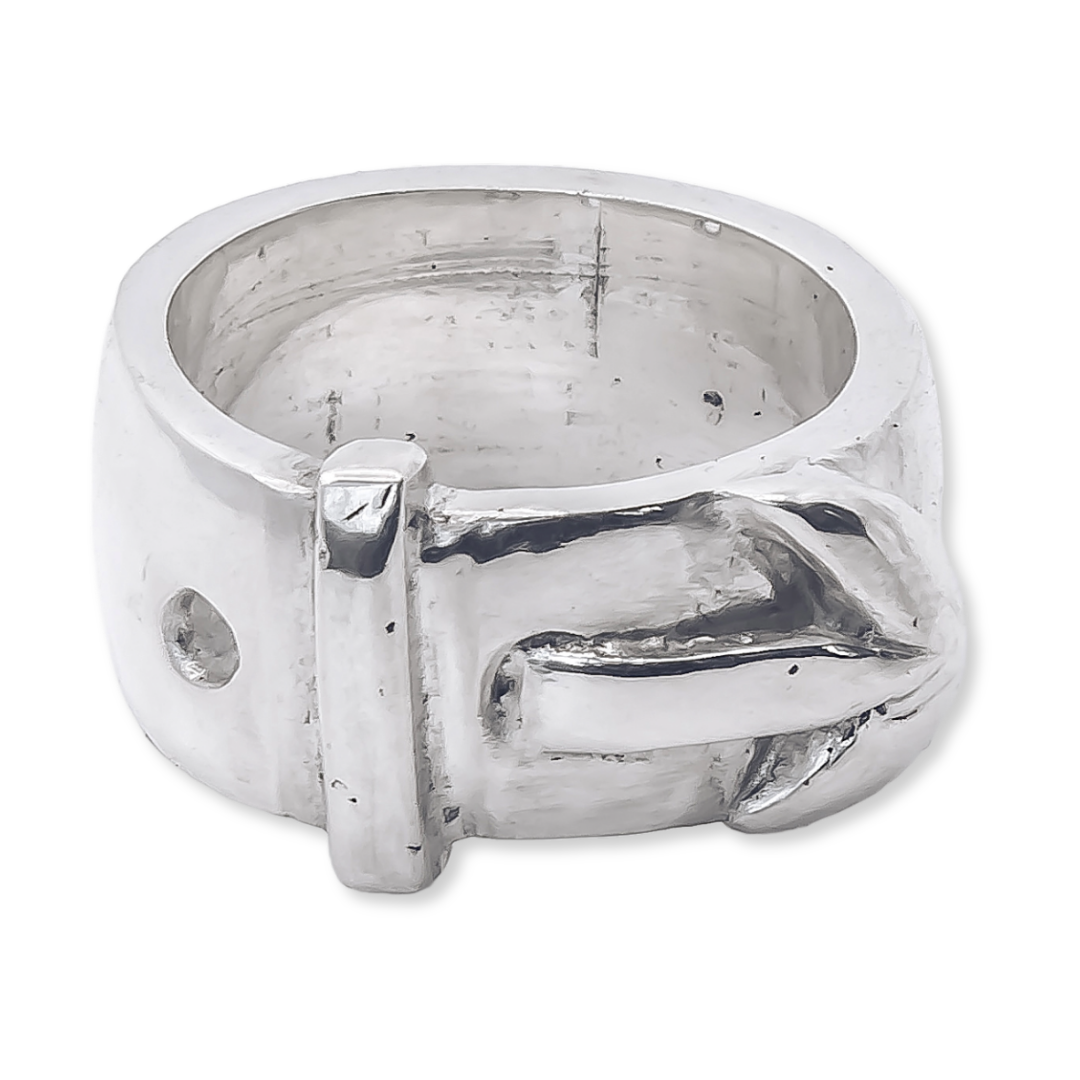 Belt Ring - 925 Sterling Silver