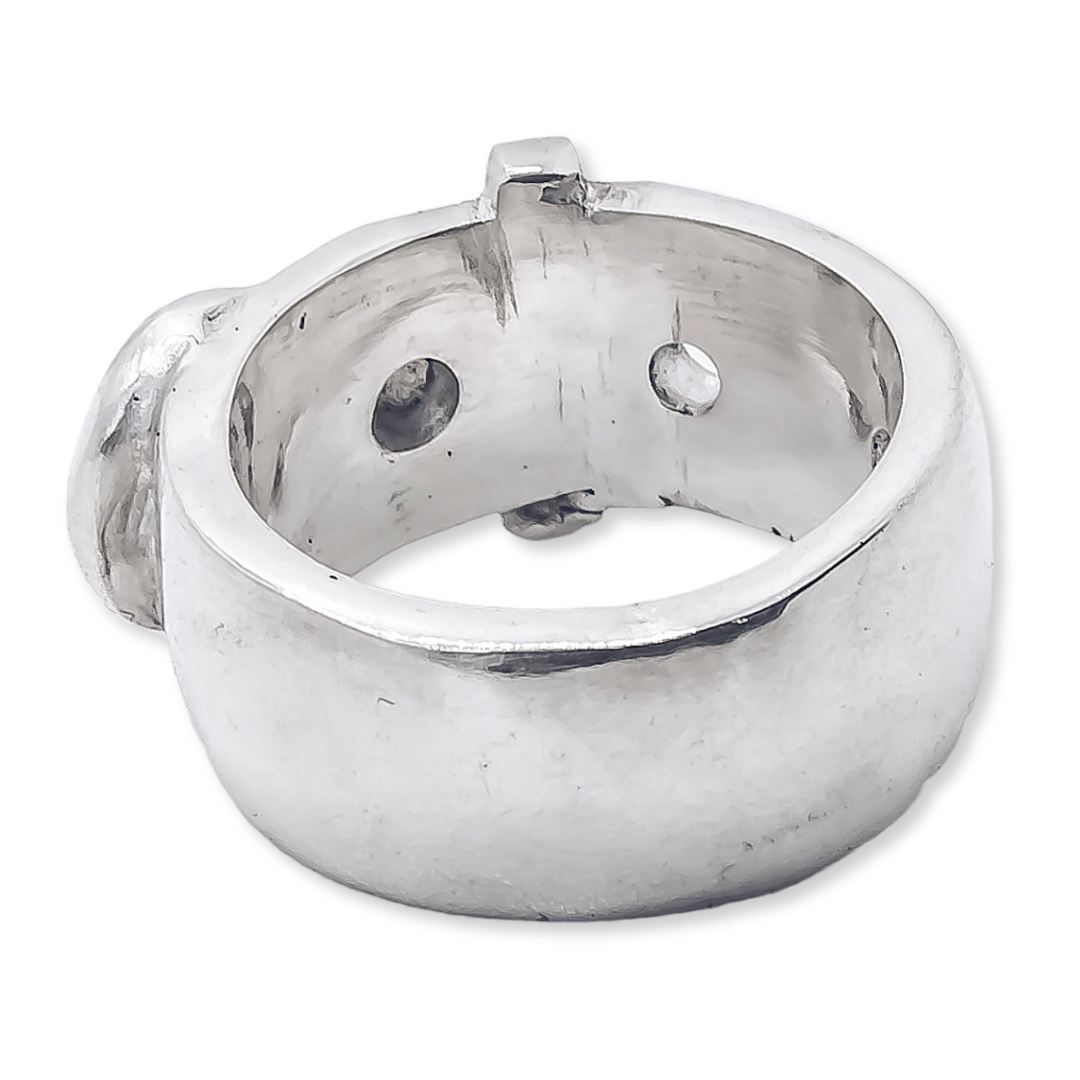 Belt Ring - 925 Sterling Silver