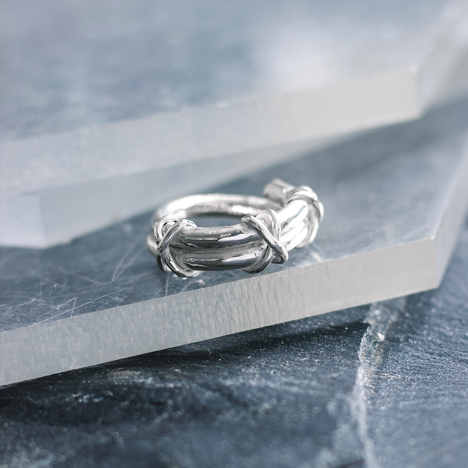 Bush Craft Ring 2 - 925 Sterling Silver