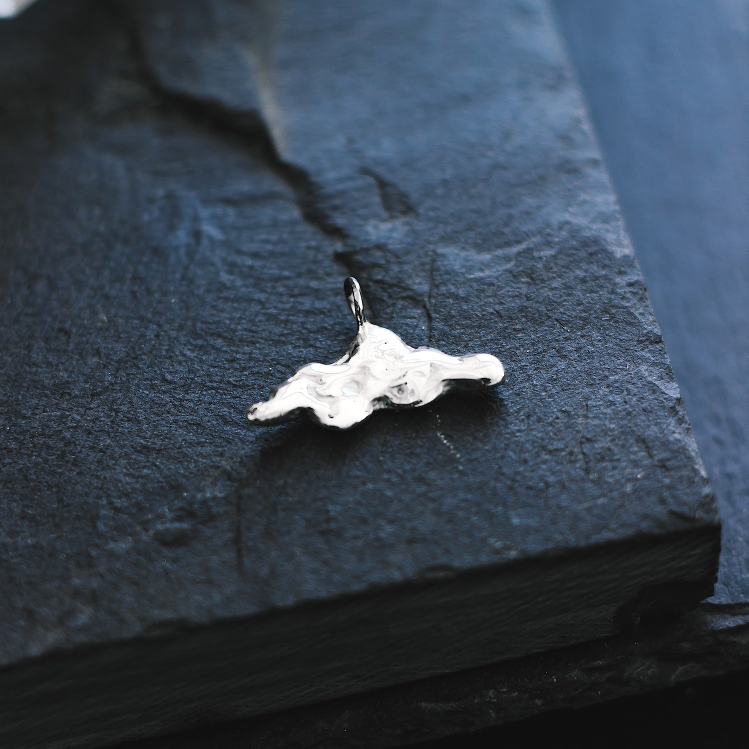 Clouds "Sky High" Charm - 925 Sterling Silver - Small Pendant