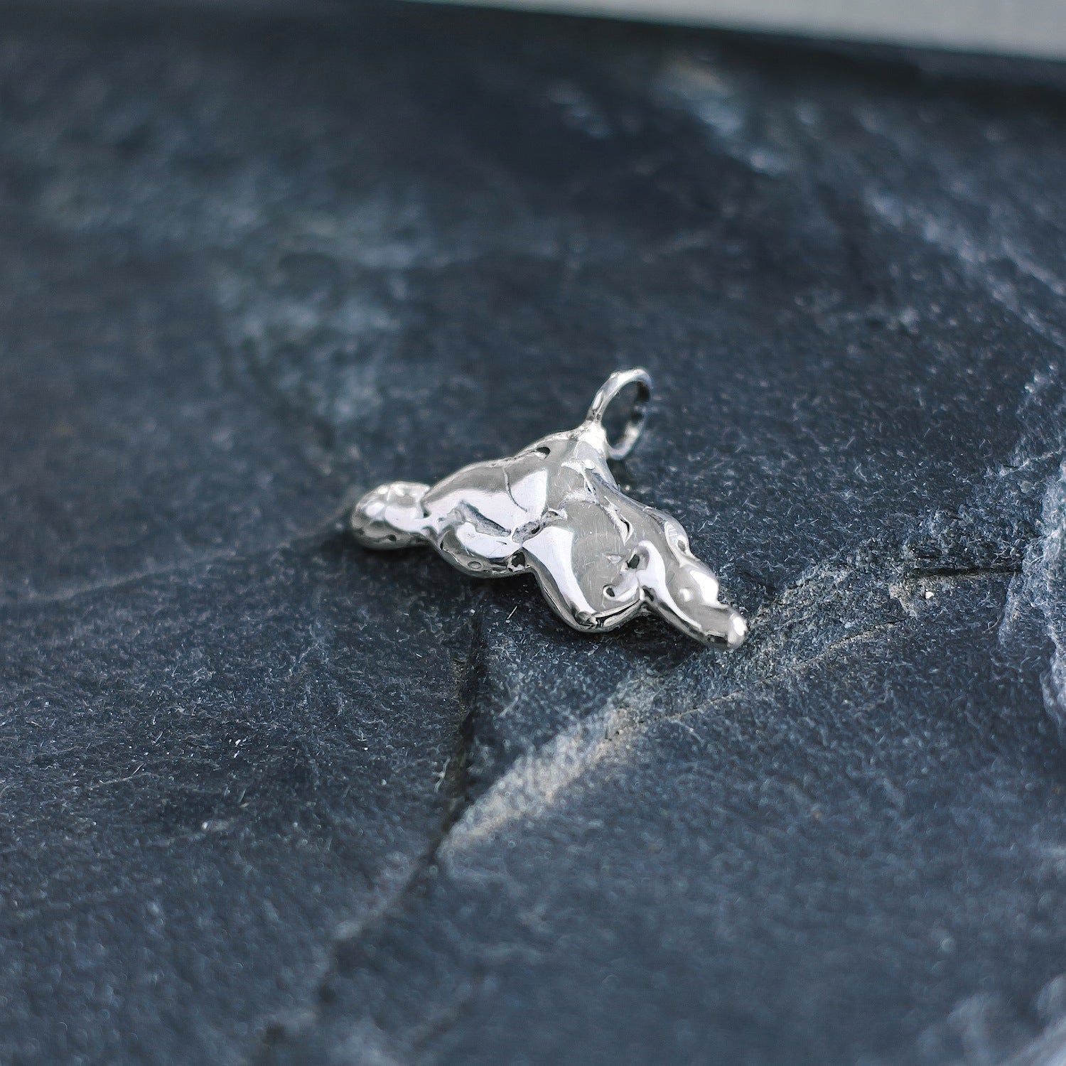 Clouds "Sky High" Charm - 925 Sterling Silver - Small Pendant