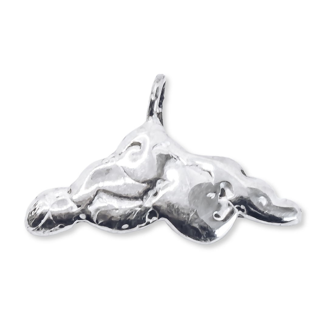 Clouds "Sky High" Charm - 925 Sterling Silver - Small Pendant