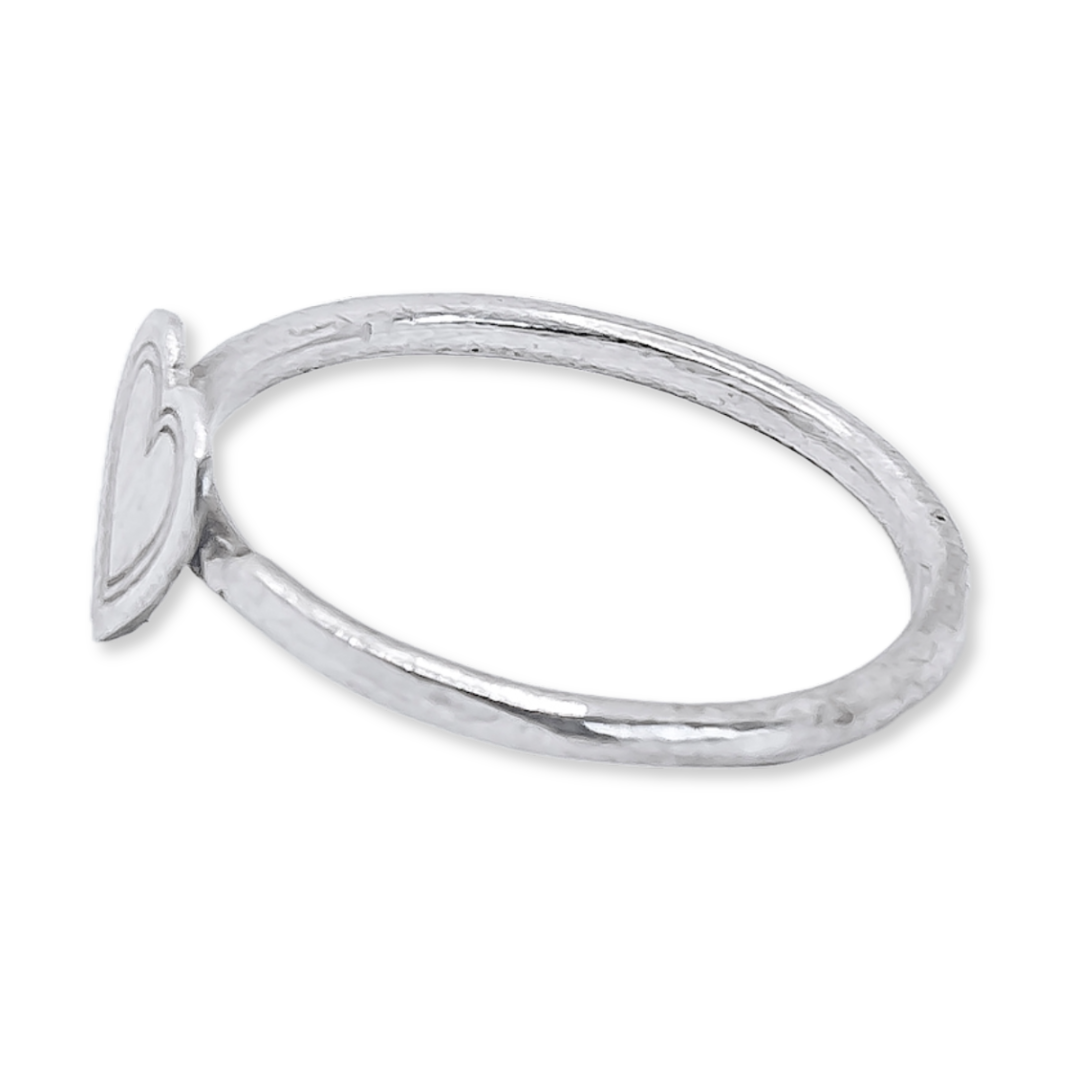 Cupid's Heart Ring - 925 Sterling Silver