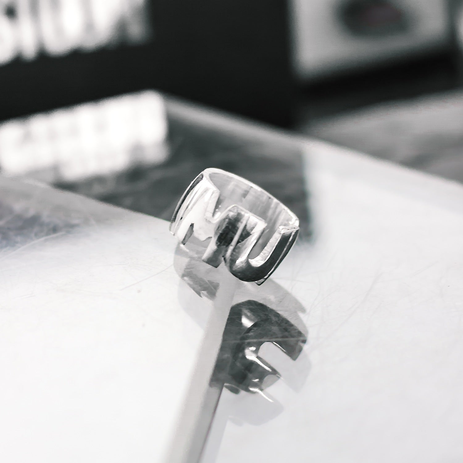 Customisable Name Sterling Silver Ring