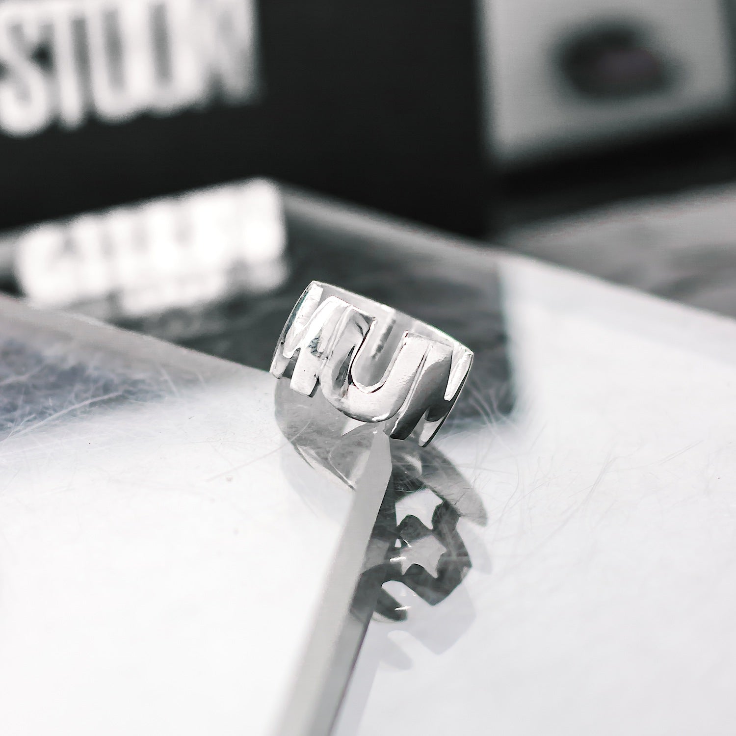 Customisable Name Sterling Silver Ring