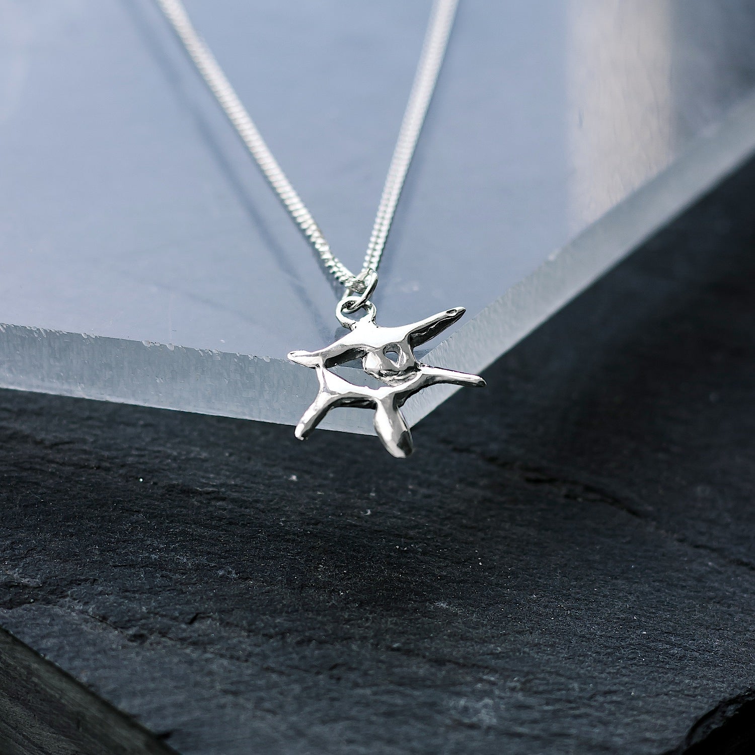 Eye "Manga" Charm - 925 Sterling Silver - Small Pendant