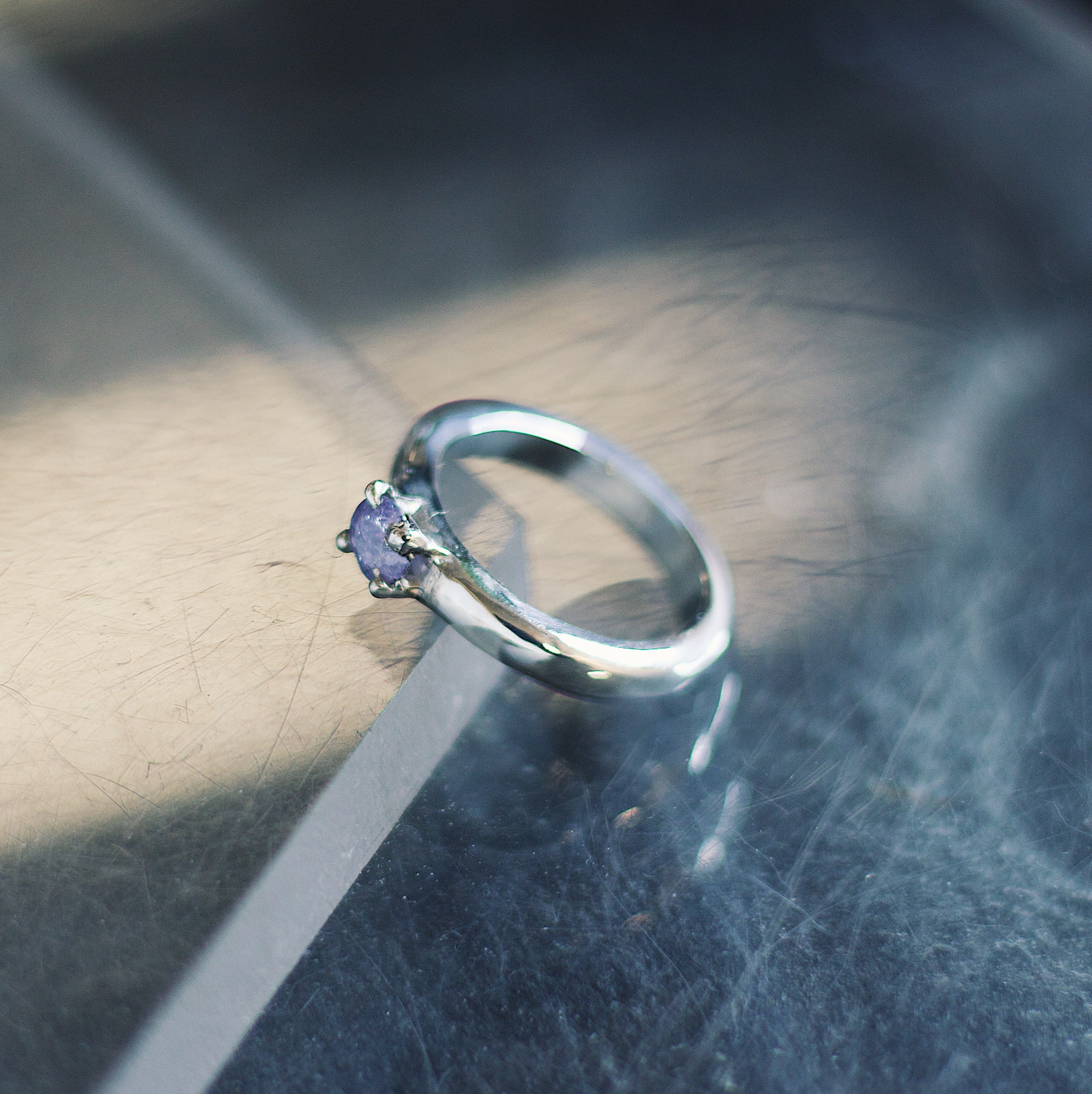 Gemstone Customisable Sterling Silver Ring