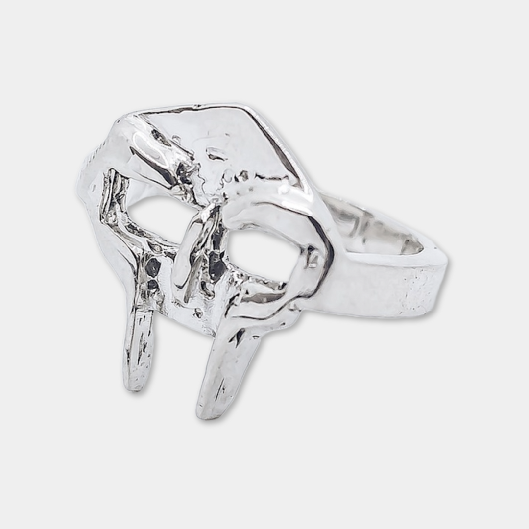 Gladiator Mask Ring - 925 Sterling Silver