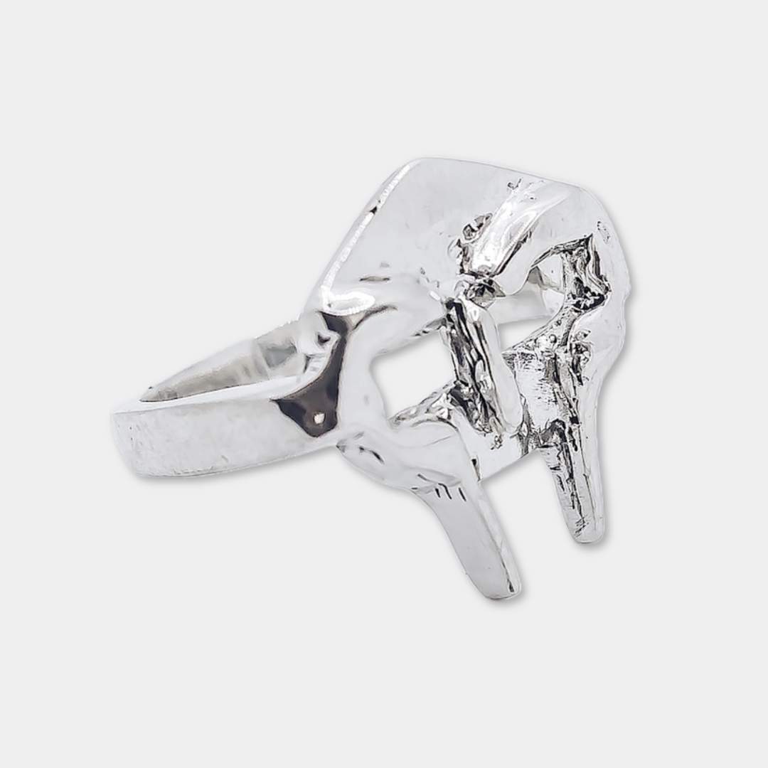 Gladiator Mask Ring - 925 Sterling Silver