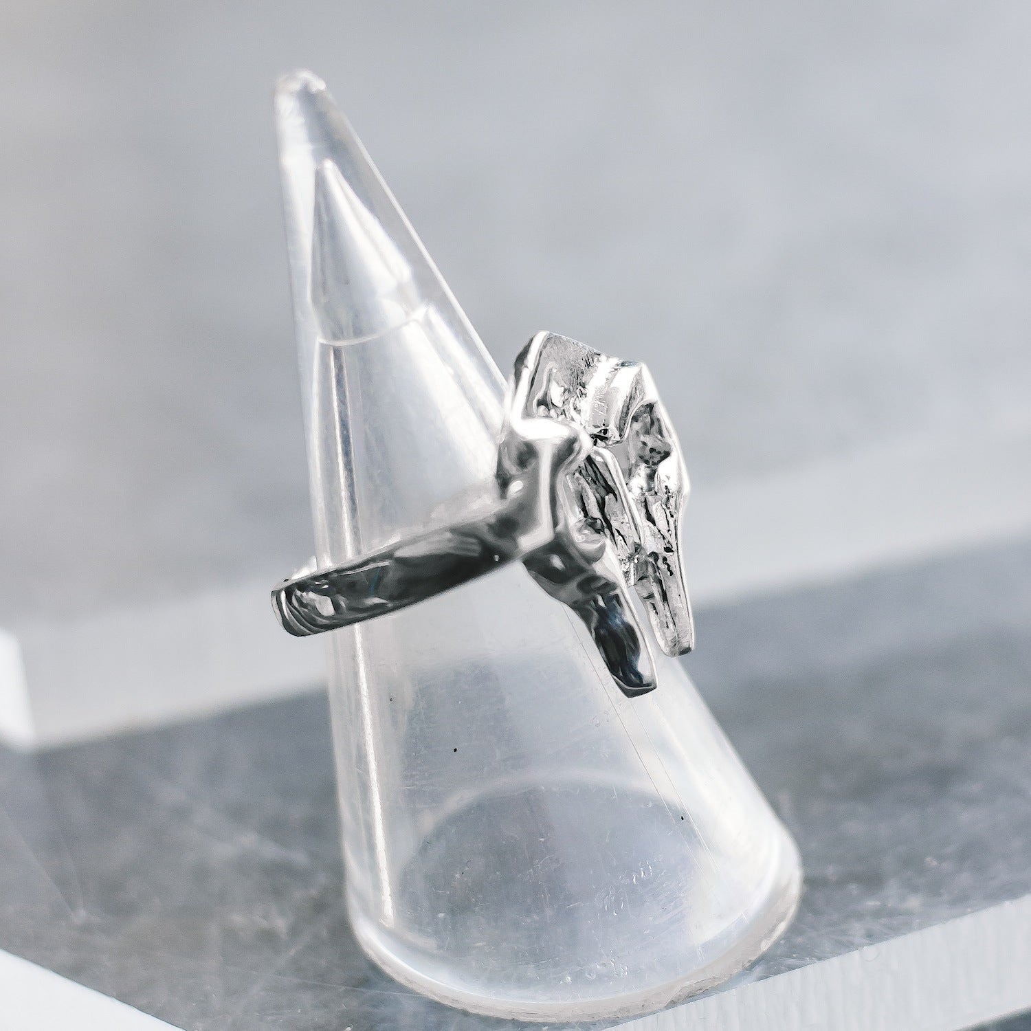 Gladiator Mask Ring - 925 Sterling Silver