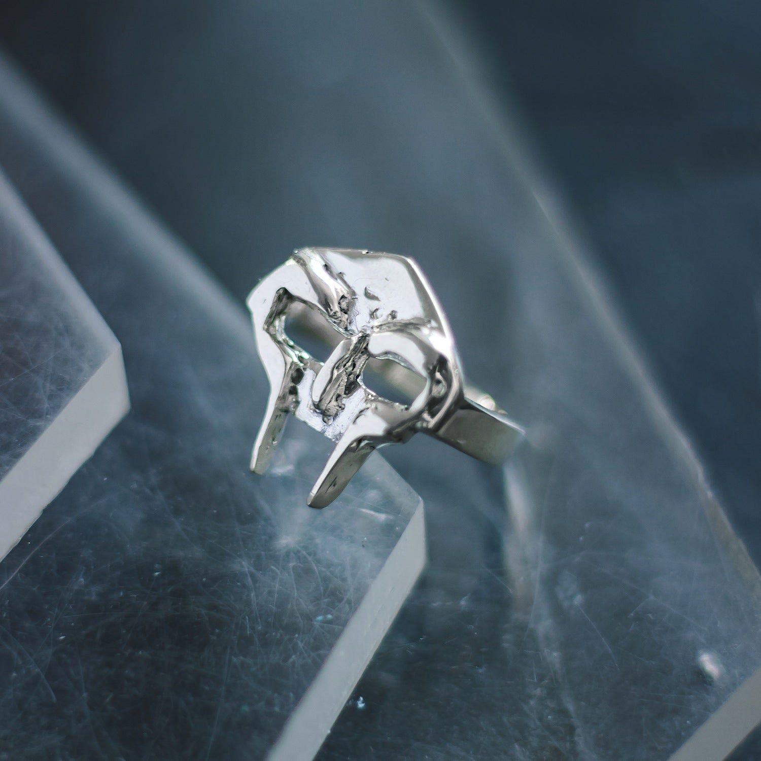 Gladiator Mask Ring - 925 Sterling Silver
