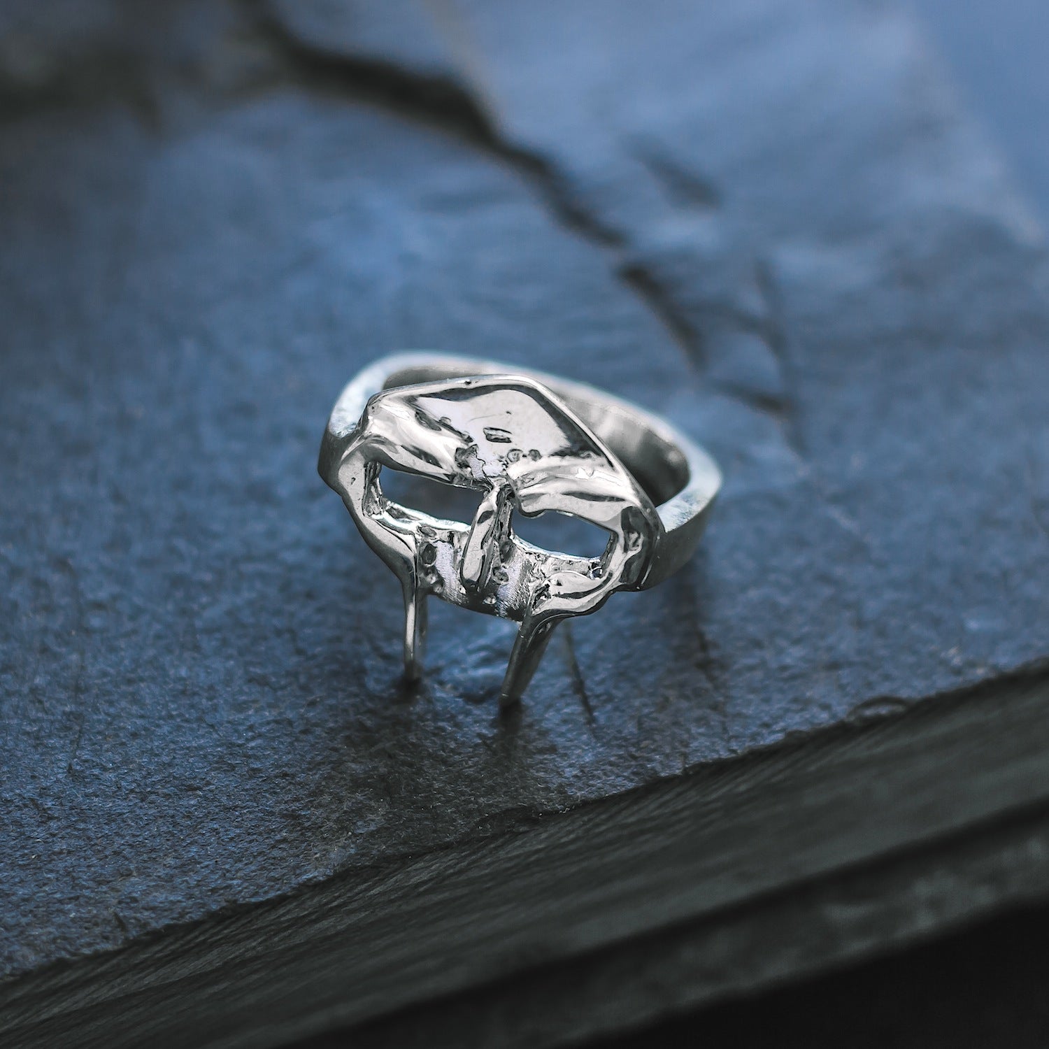 Gladiator Mask Ring - 925 Sterling Silver