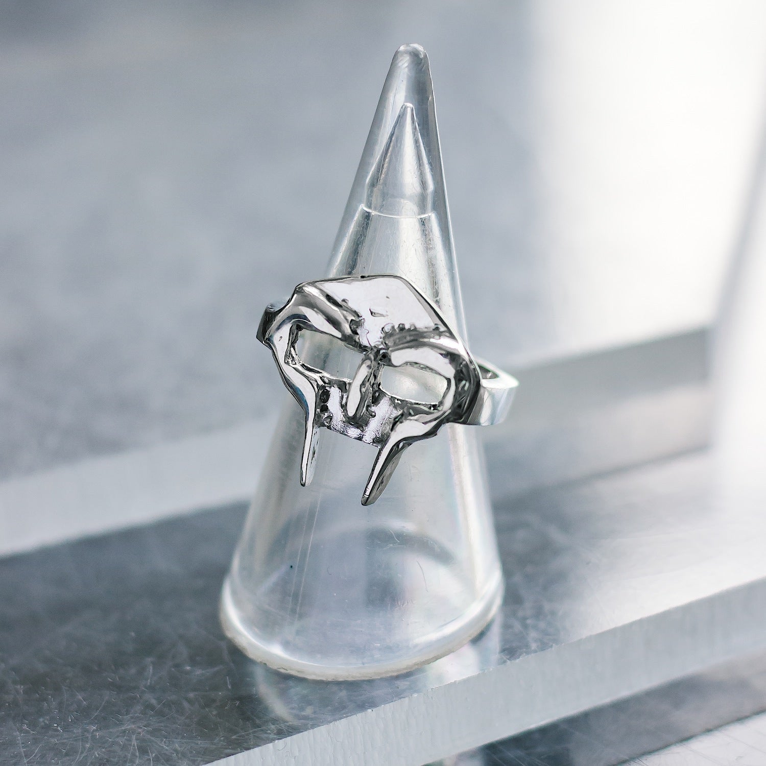 Gladiator Mask Ring - 925 Sterling Silver