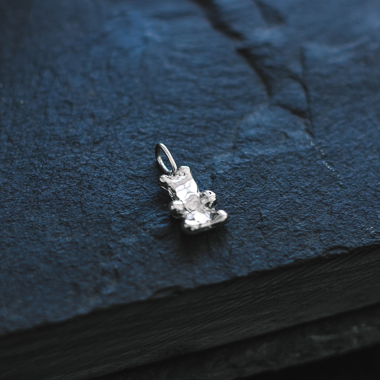 Gummy Bear Charm - 925 Sterling Silver - Small Pendant