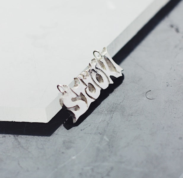 Graffiti Typography "STOOKI" Necklace