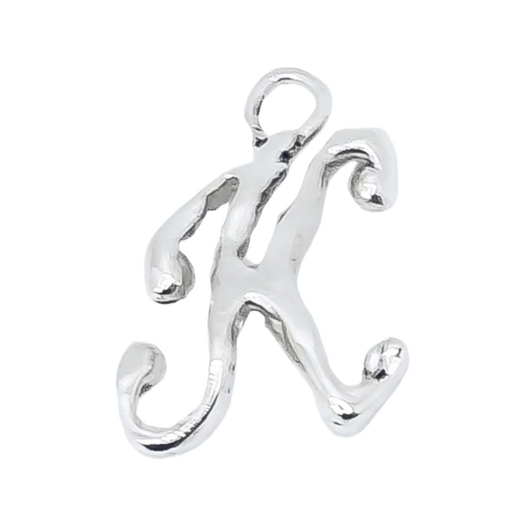 Lettera K iniziale K charm in argento sterling .925 x 1 iniziali charms Lettera K iniziale K charm in argento sterling .925 x 1 iniziali charms