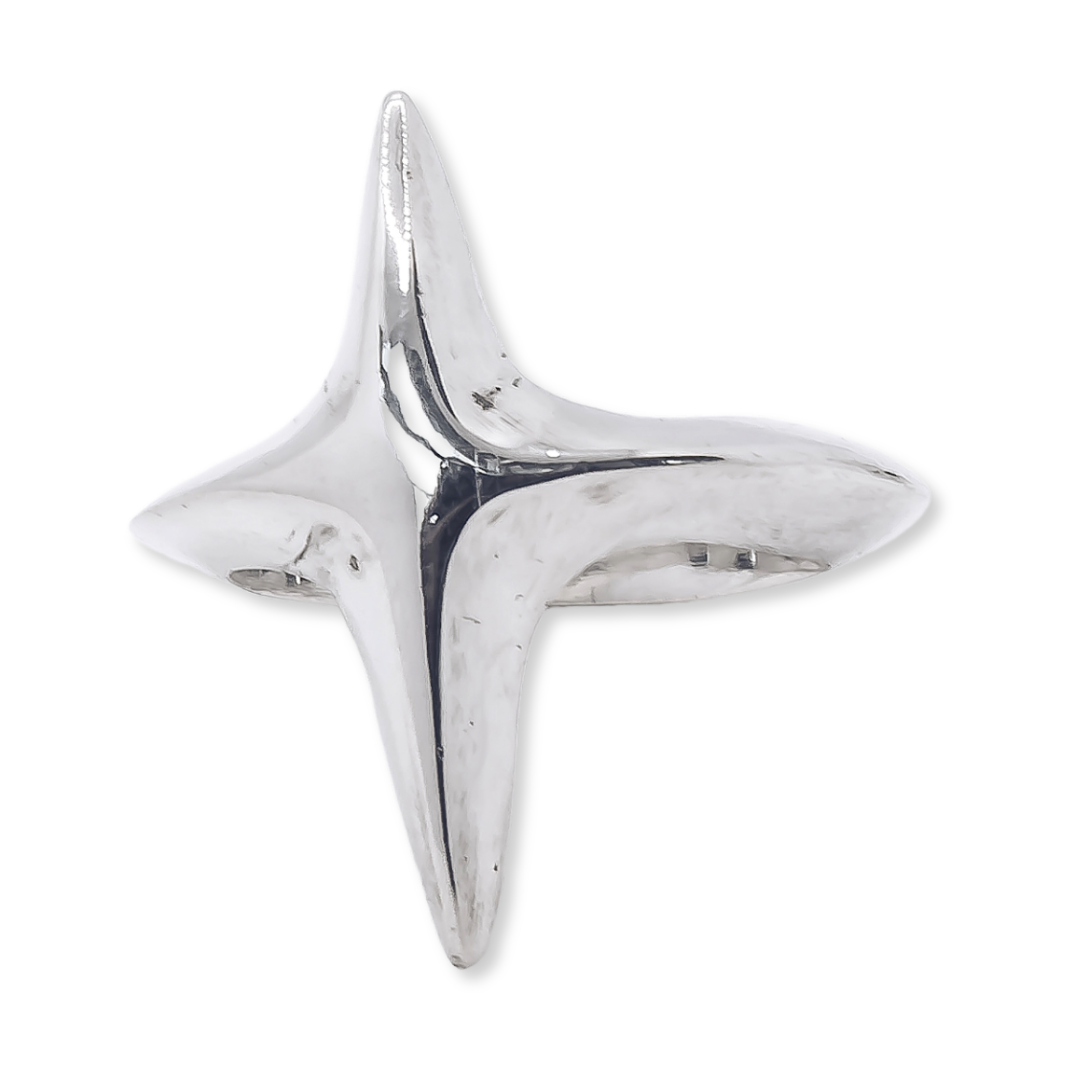 Large Star Ring - 925 Sterling Silver