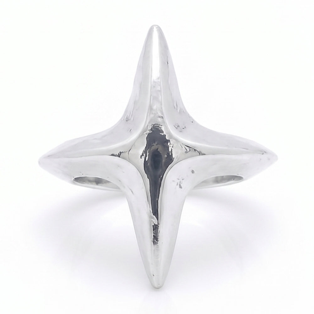 Large Star Ring – 925 Sterling Silver | Oversized Celestial