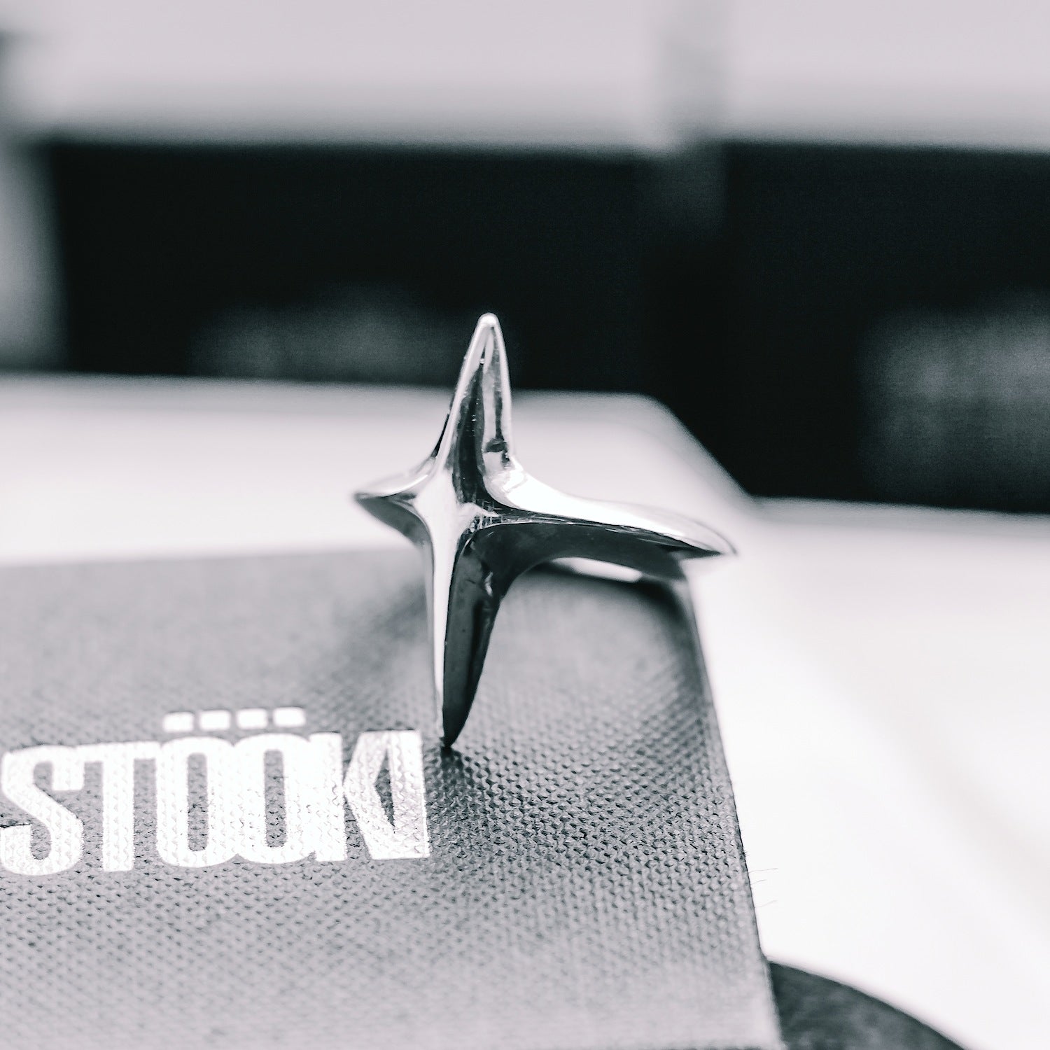 Large Star Sterling Silver Ring