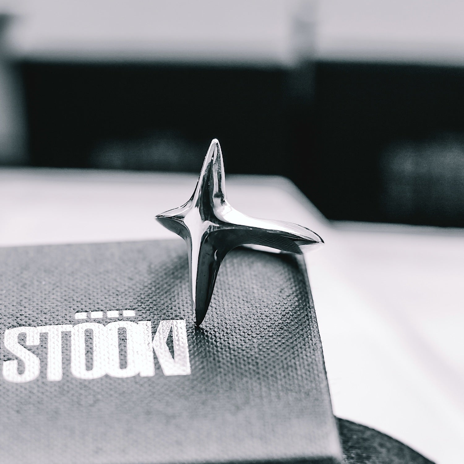 Large Star Sterling Silver Ring