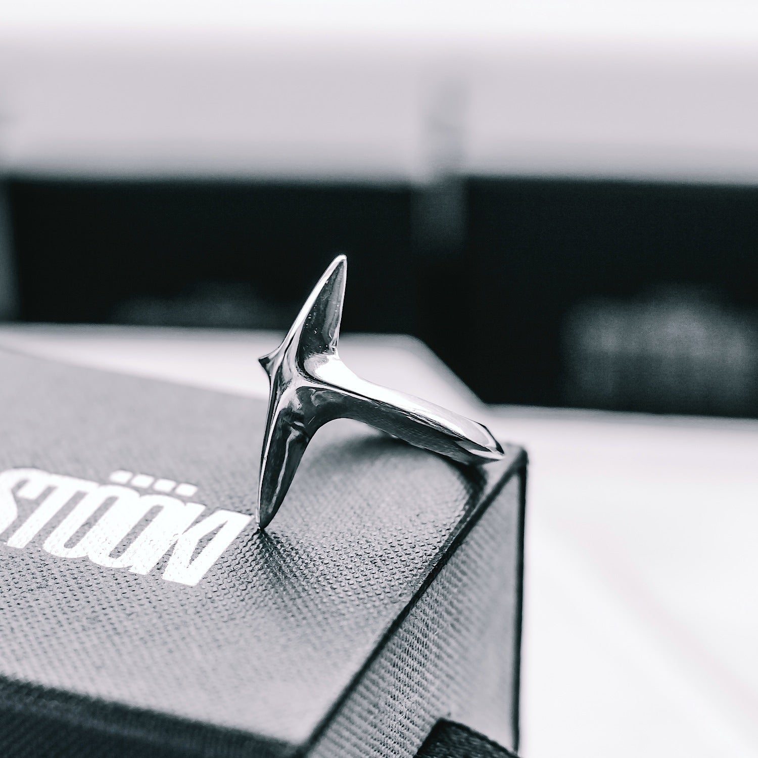 Large Star Sterling Silver Ring