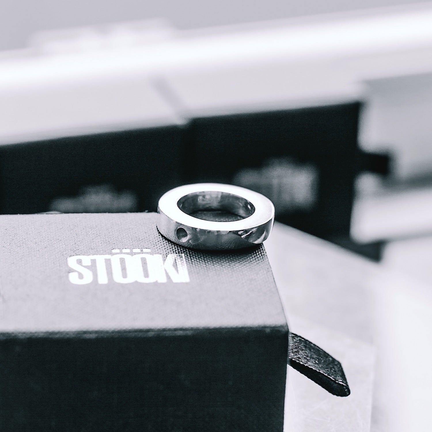 Thick Band Sterling Silver Ring