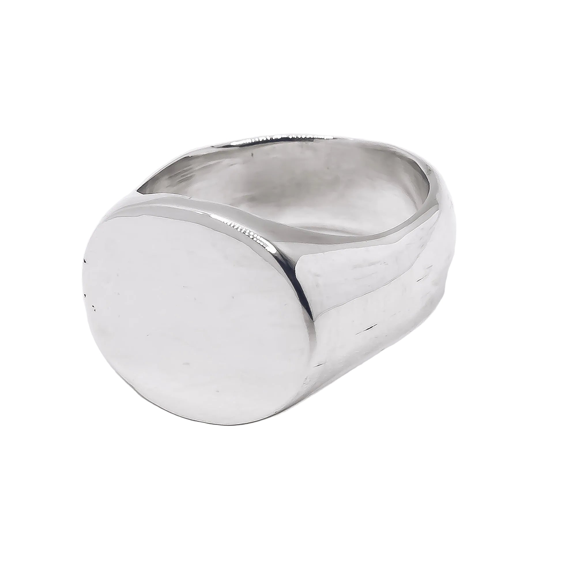 Oval Signet Ring - 925 Sterling Silver - Handcrafted – Stööki
