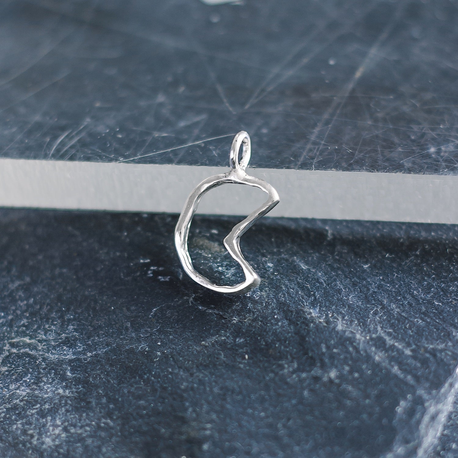 Pac "Retro" Charm - 925 Sterling Silver - Small Pendant