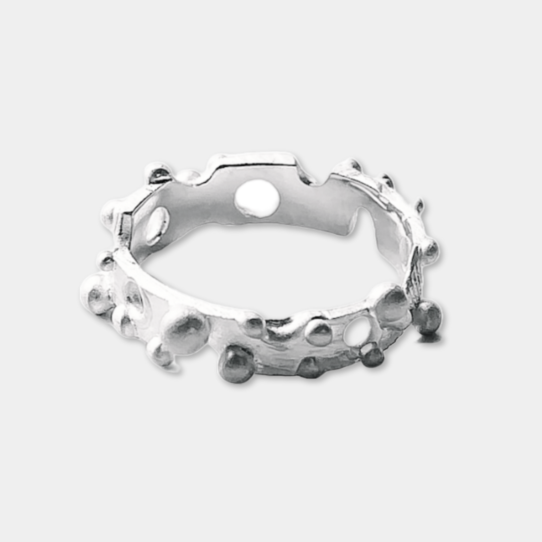 Quantum Band Ring - 925 Sterling Silver
