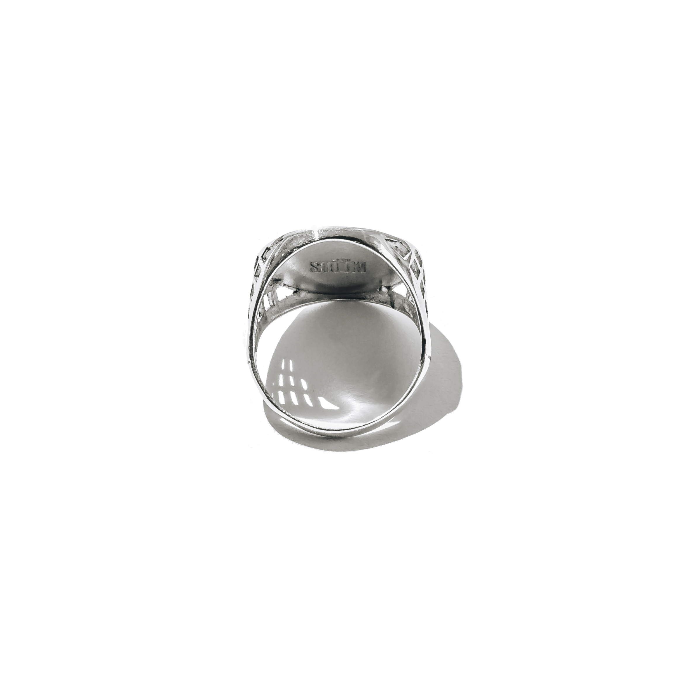 Half Sovereign Ring - Silver