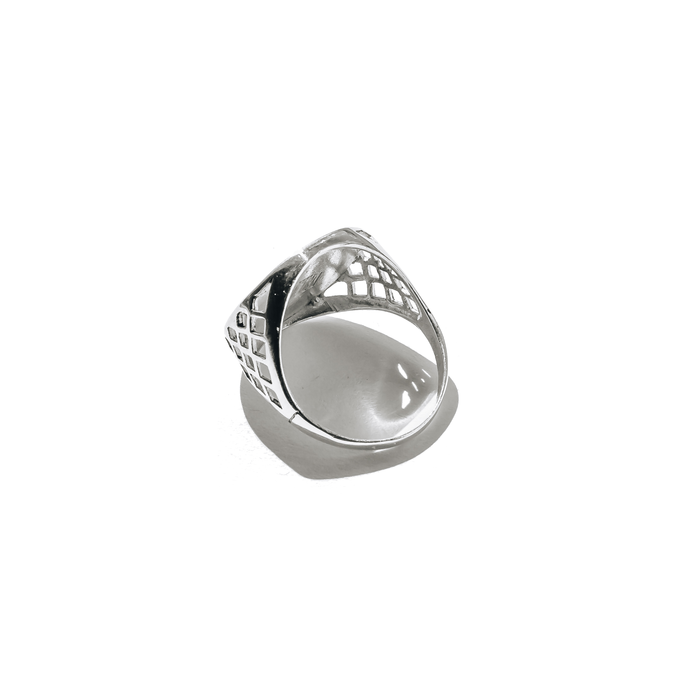 Half Sovereign Ring - Silver