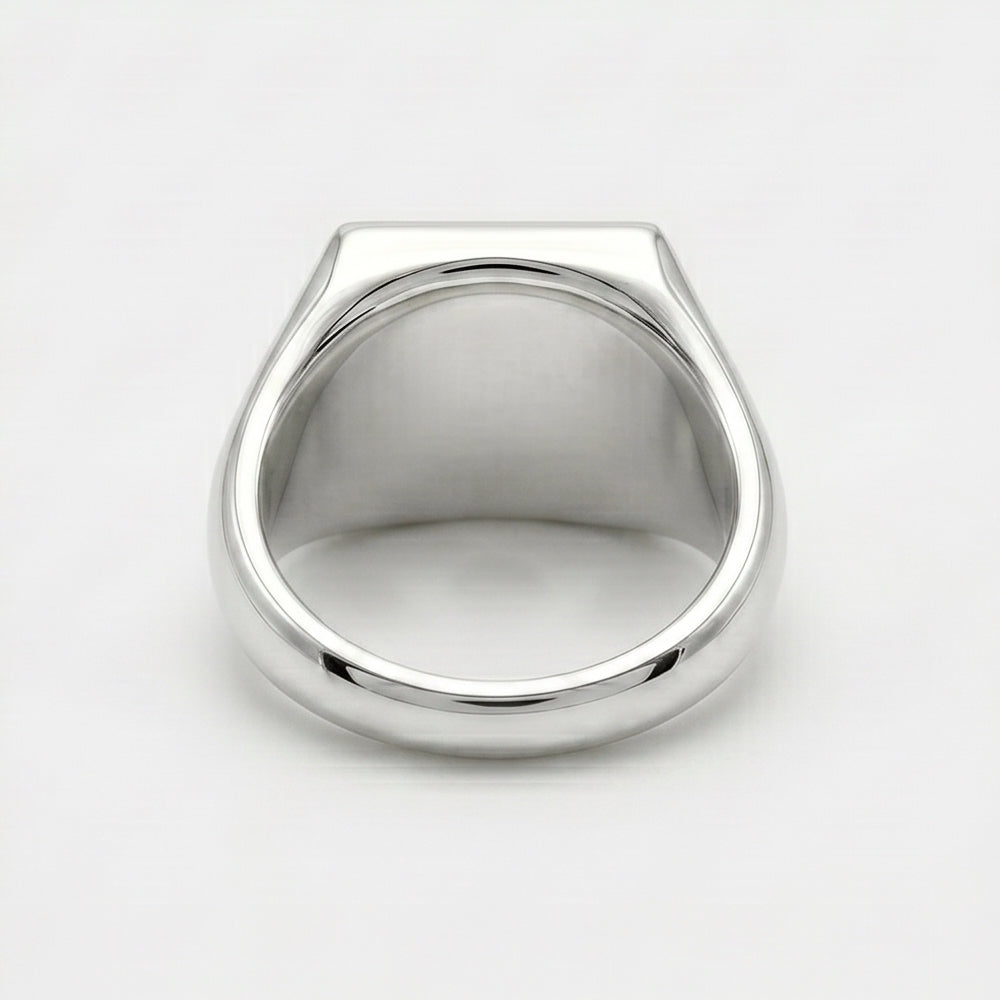 Square Signet Ring - 925 Sterling Silver - Handcrafted – Stööki