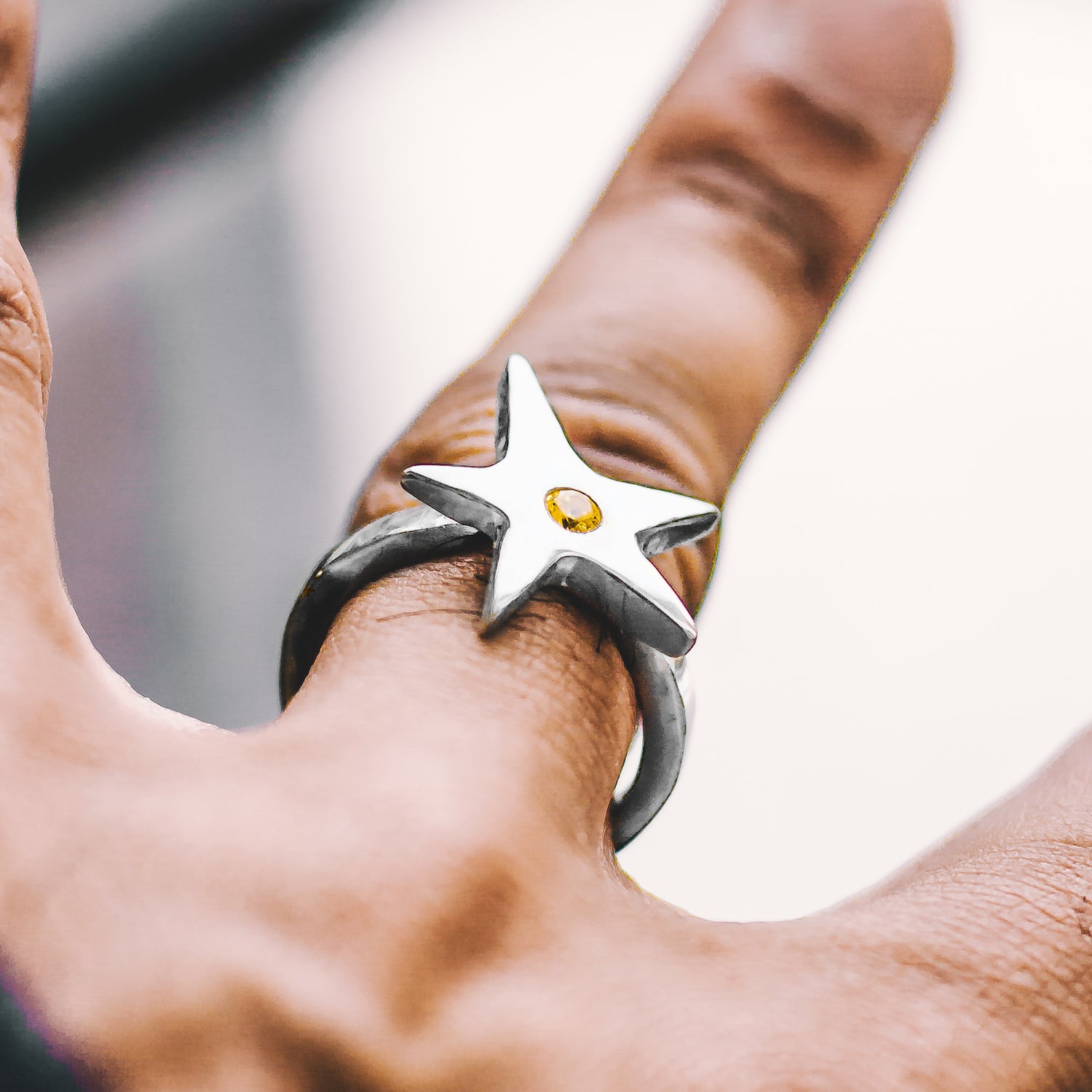 Star Gemstone Ring