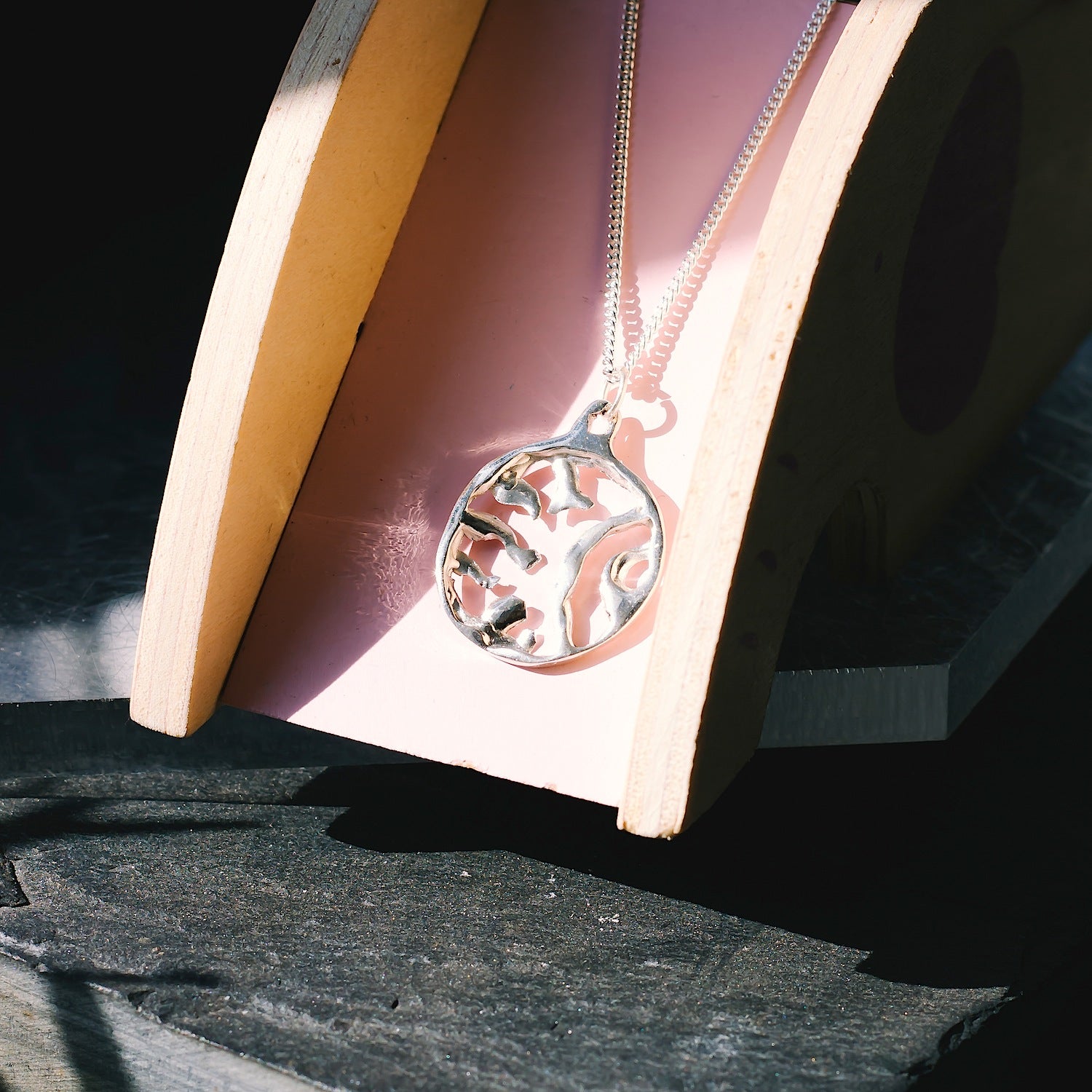 Eyeball Charm - 925 Sterling Silver - Small Pendant