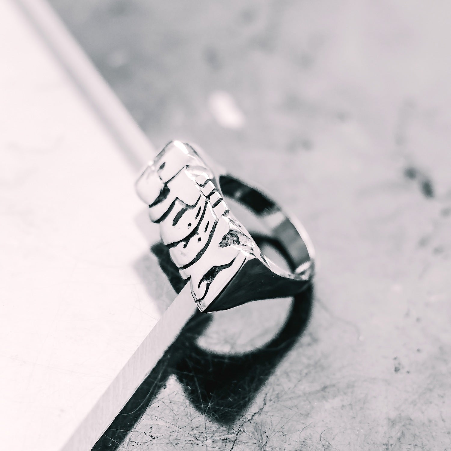Graffiti Typography "STOOKI" Ring