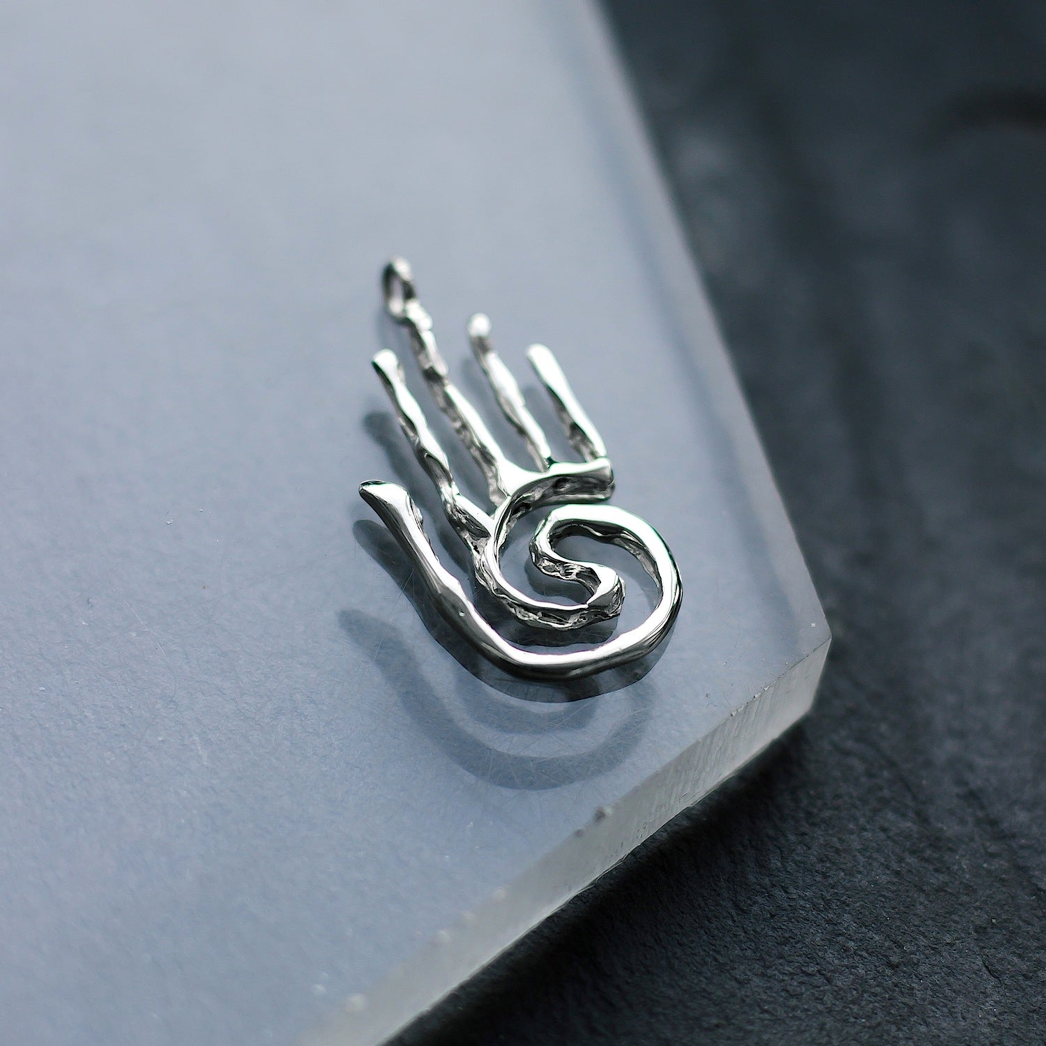Hand "Heal and Protect" Charm - 925 Sterling Silver - Small Pendant