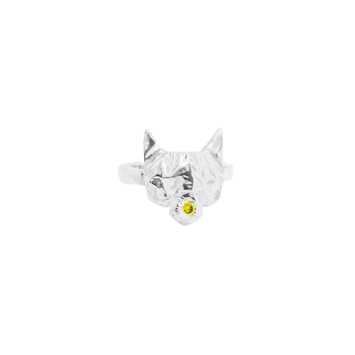 Dog Gemstone Ring