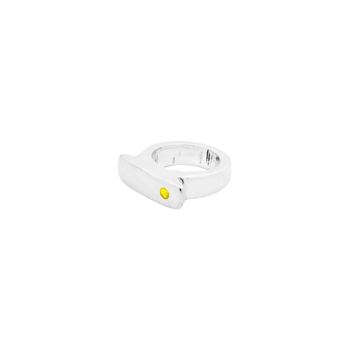 Hammer Gemstone Ring