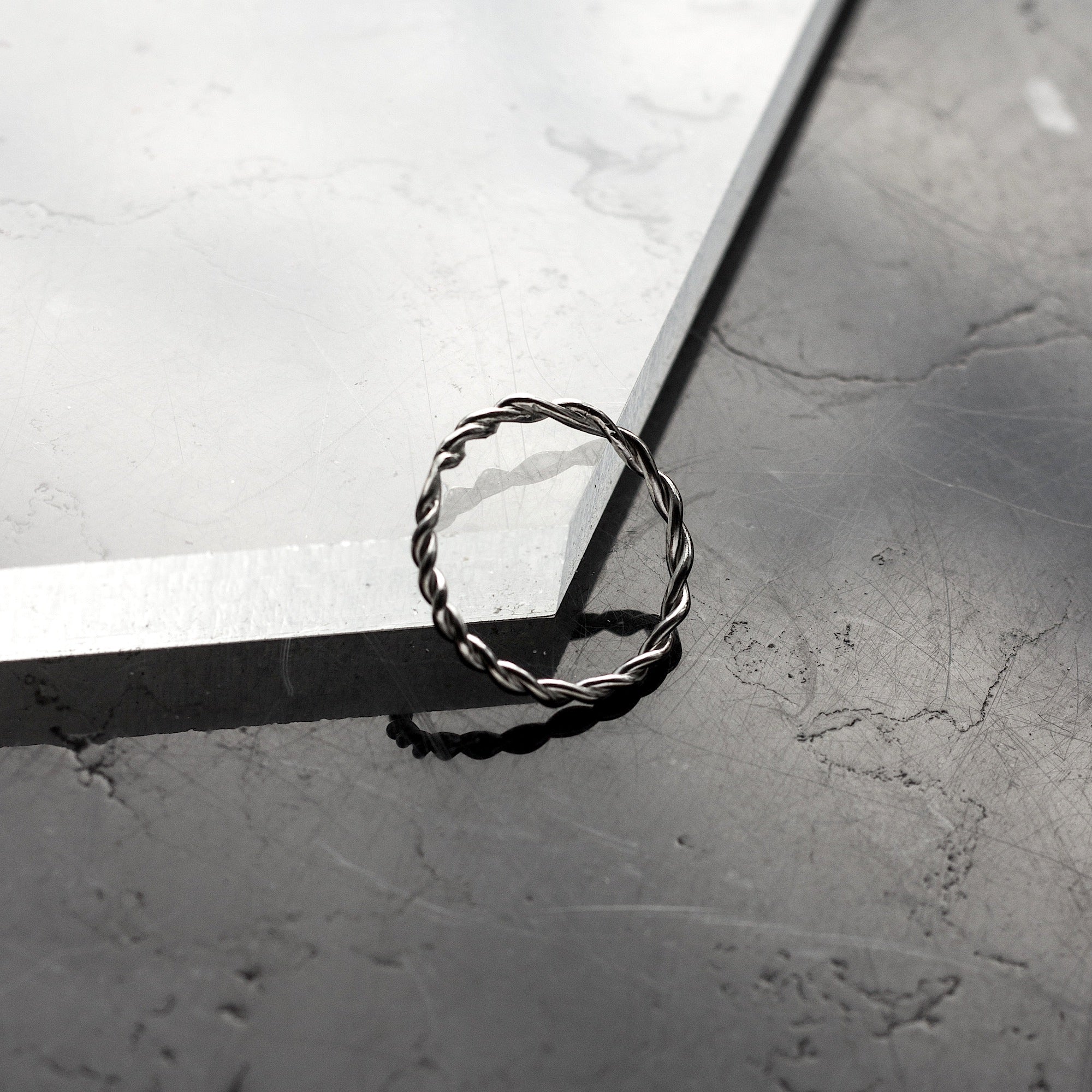 Twisted Wire Stacking Ring - 925 Sterling Silver – Stööki