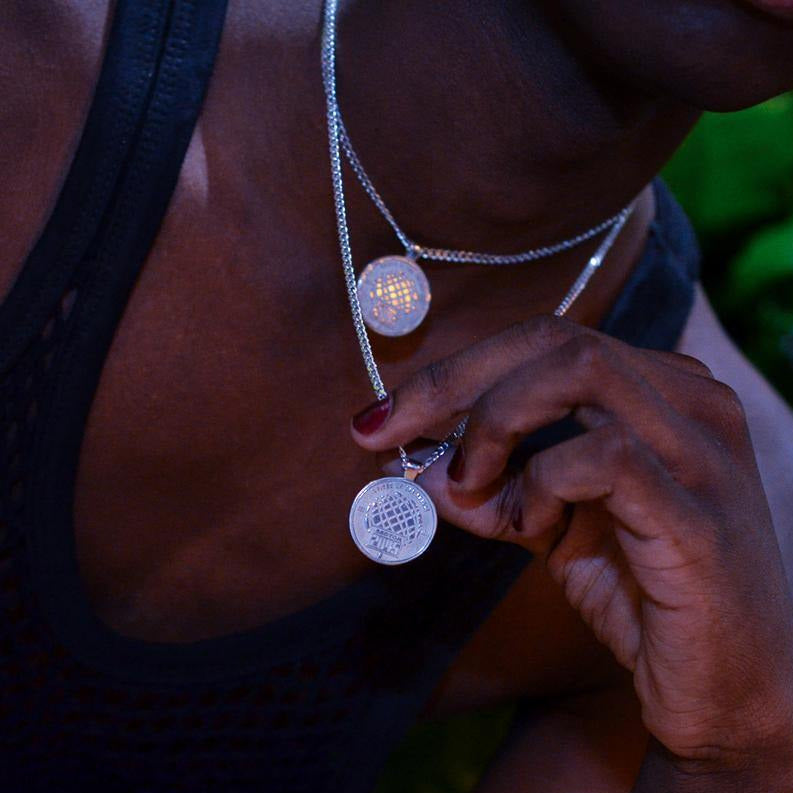 2045 MEDALLION - SILVER - Stööki - jewellery necklaces jewellers silver jewelryaddict goldplated jewelrygram accessories sterlingliver gold rings necklace chains necklaces pendants bling handcrafted