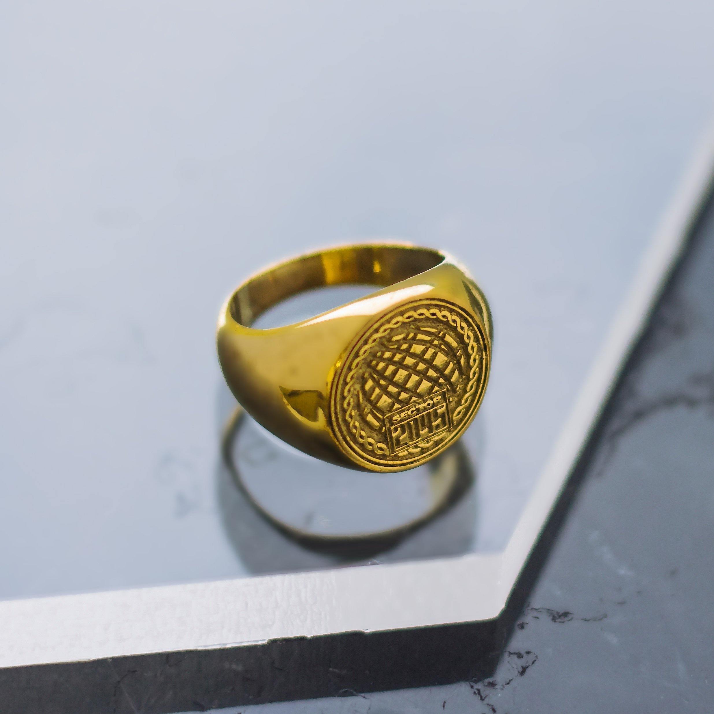 2045 SOVEREIGN RING - GOLD - Stööki