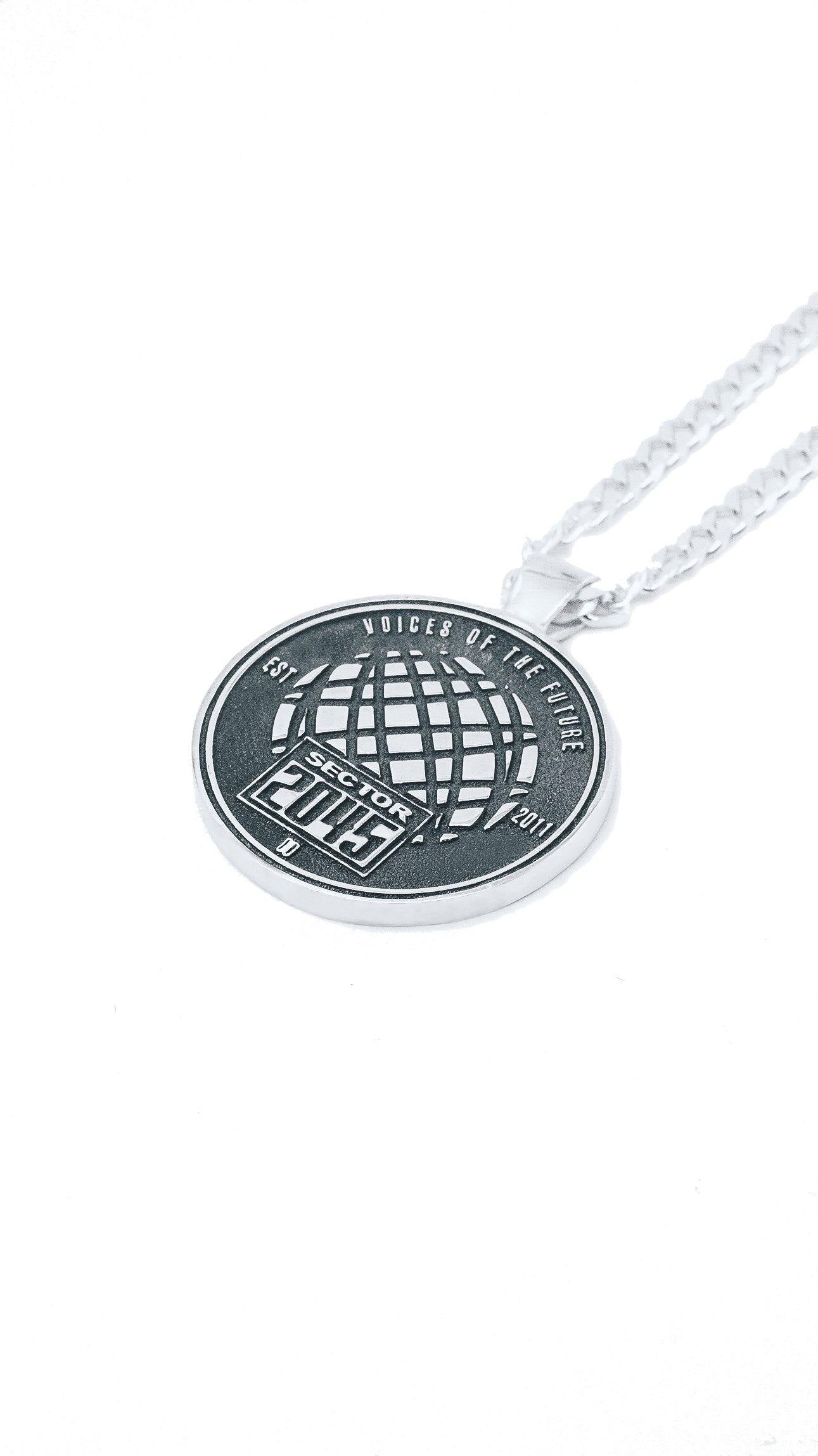 2045 MEDALLION - SILVER / BLACK - Stööki