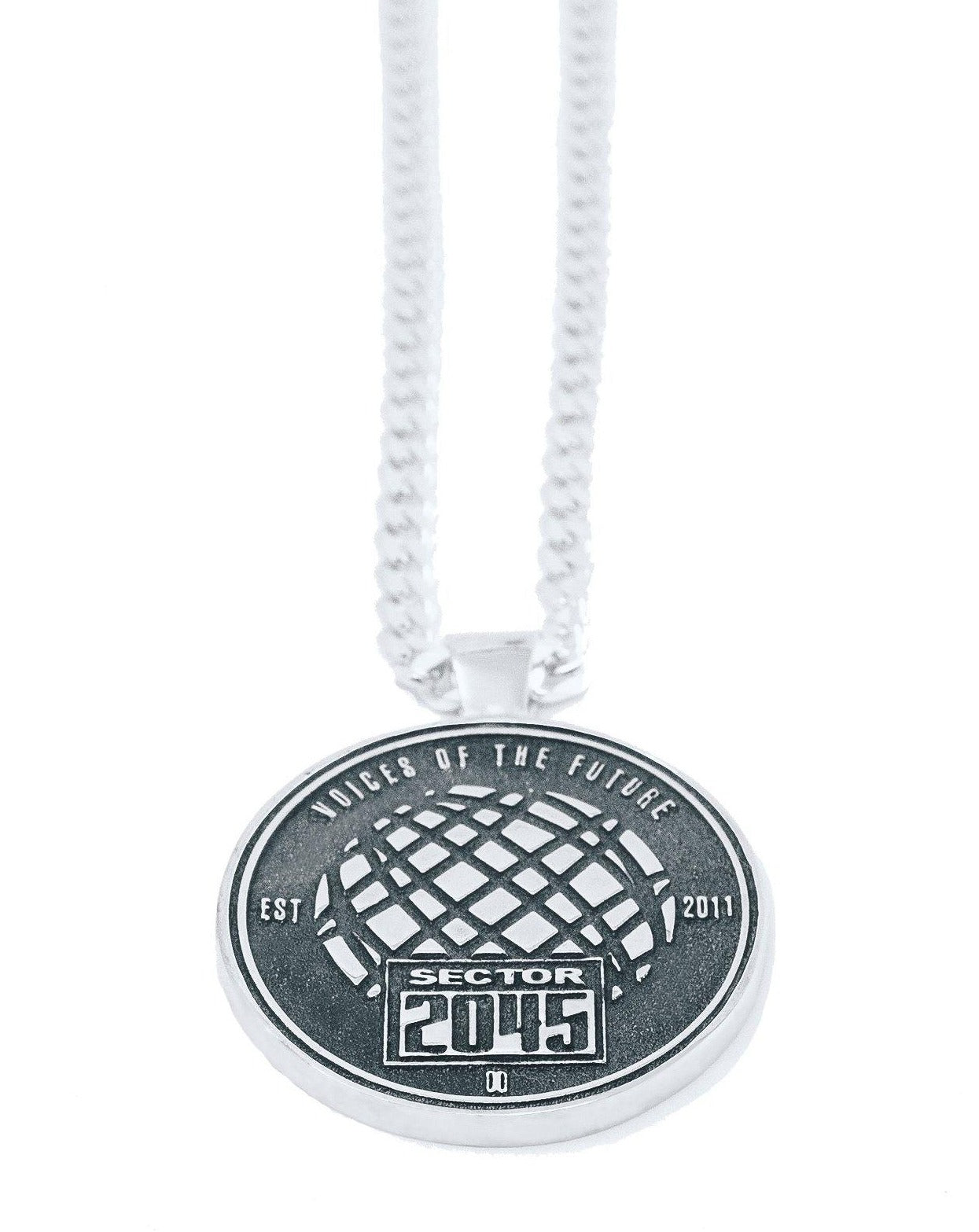 2045 MEDALLION - SILVER / BLACK - Stööki